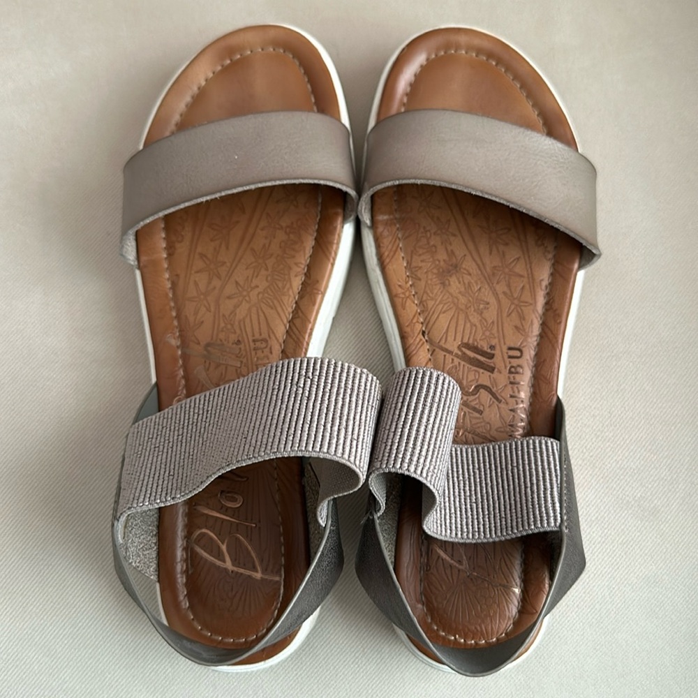Blowfish Malibu Boss Slipper - Grey/Pewter size 9.5